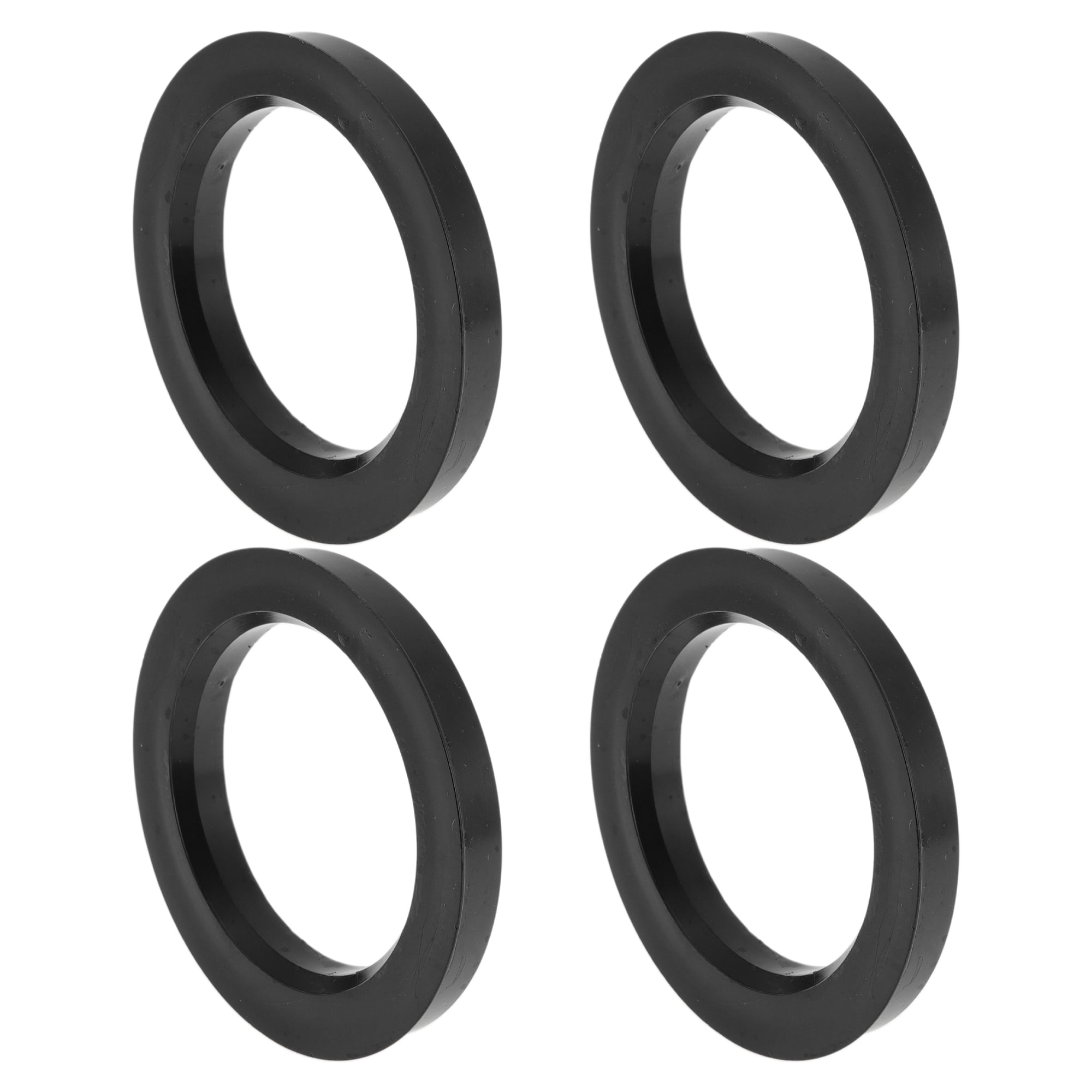 82.1mm to 58.1mm Car Wheel Hub Centric Rings Black Polycarbonate Wheels ...