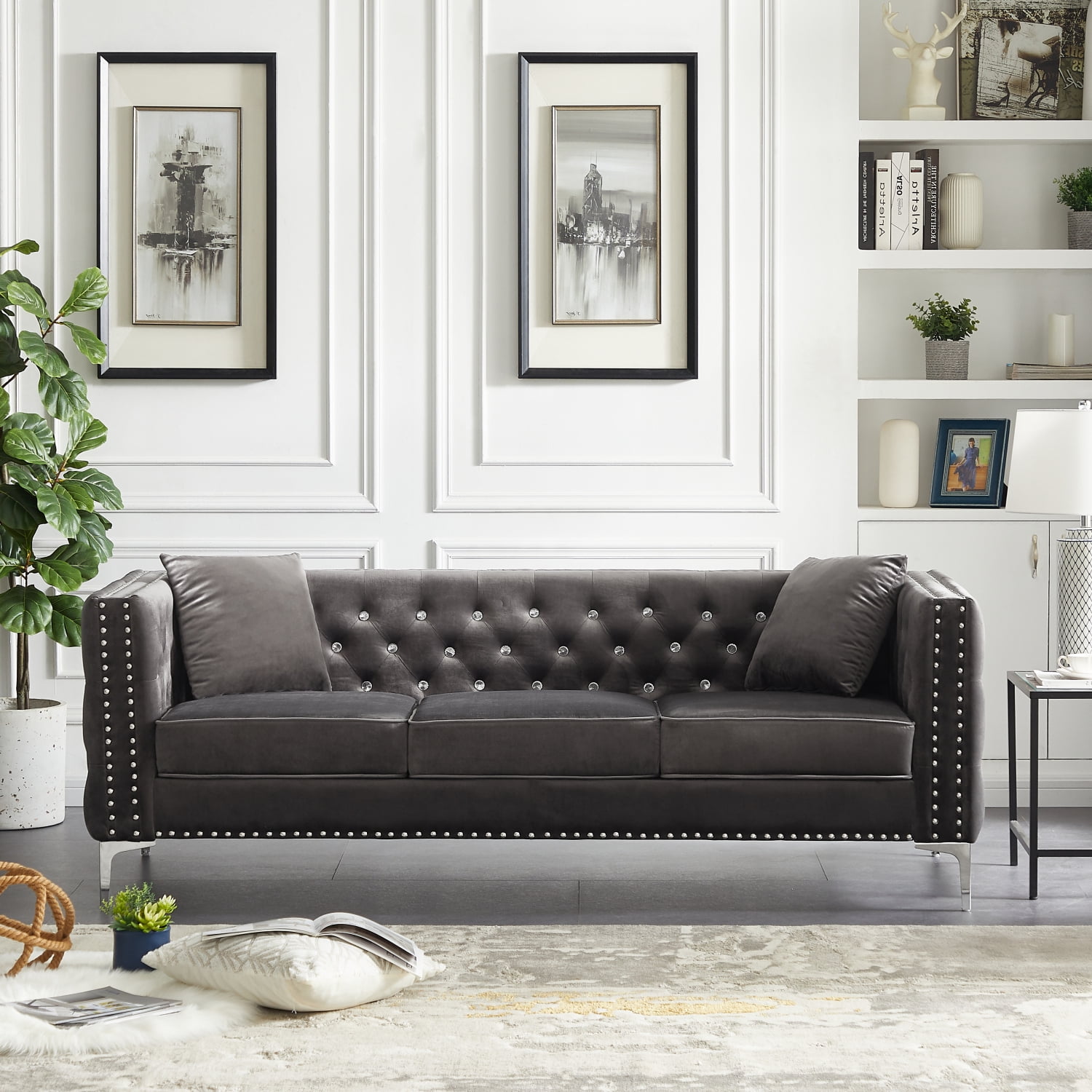 Jeweled throw cheap pillows