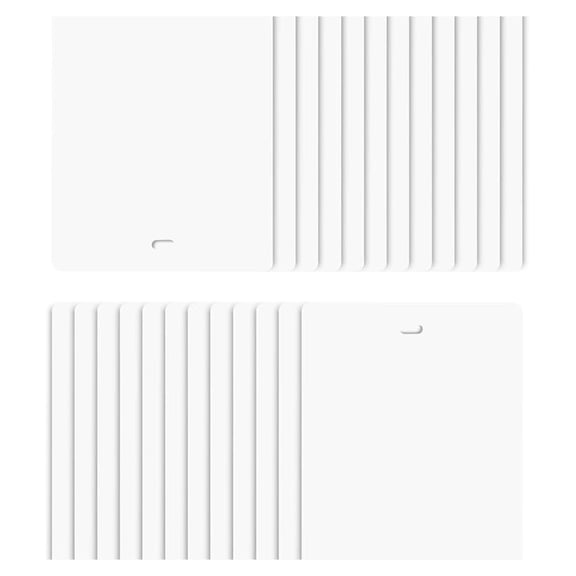 82.5" White Vertical Blinds Replacement Slats Sliding Door Window (24 Pack)