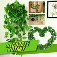 thumbnail image 1 of 82.7In Artificial Flowers for Decortation, 80 Pieces Artificial Vine, Green Robe 12 Small Strips, Climbing Plant Fake Foliage for Wall Decoration and Event Backdrop, 1 of 7