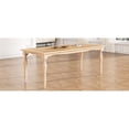 thumbnail image 1 of 82.7inch Dining Table With Extendable Part, Vintage Theme, Solid Wood Style Table, Holds 8 Guests Easily, 1 of 6