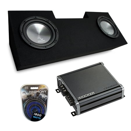 82-92 Pontiac Firebird Coupe Harmony A102 Dual 10" Sub Box Enclosure & CXA800.1