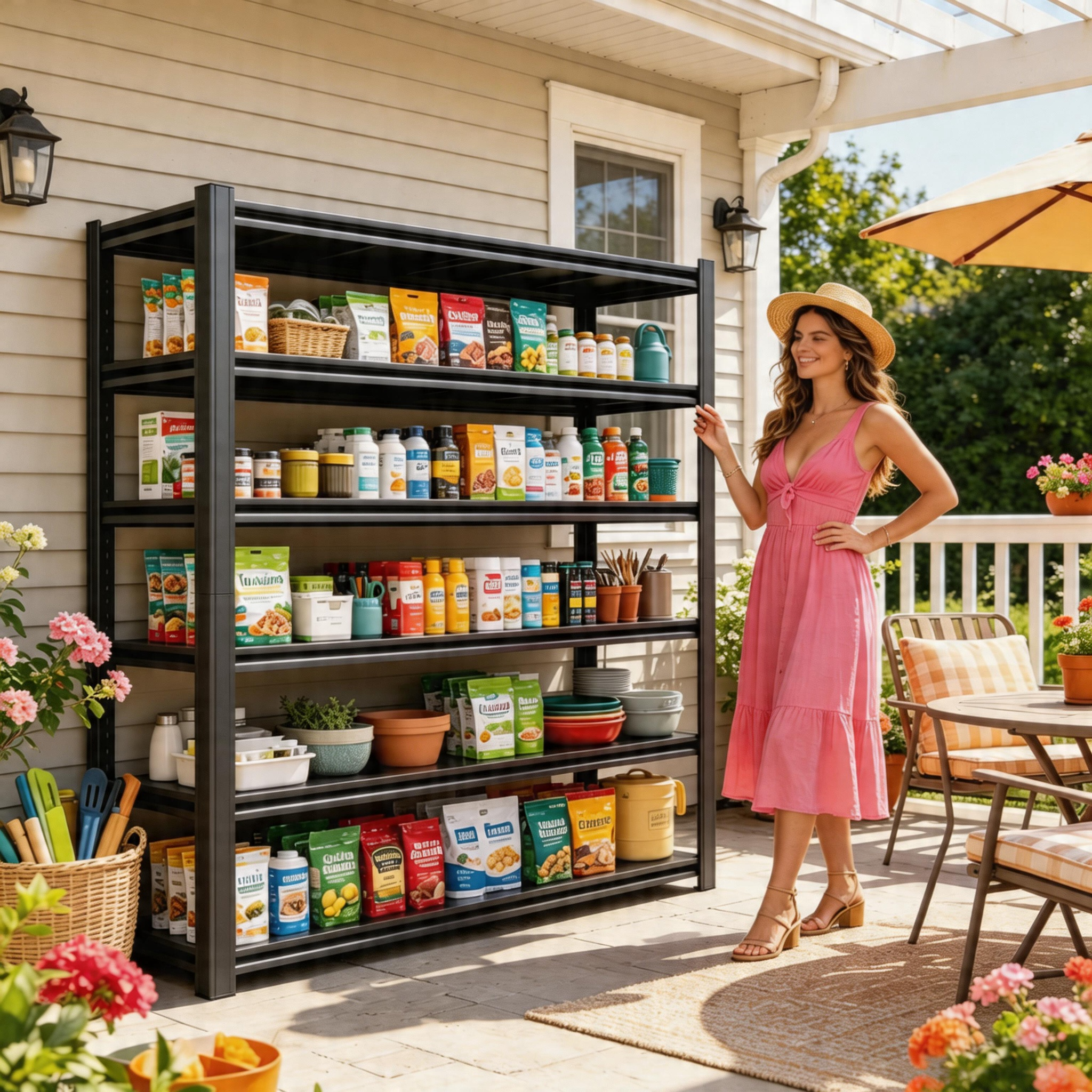 Greenmade 5-Tier Utility Rack for Organized Storage - Walmart.com