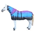thumbnail image 1 of Challenger Horse Light Summer Spring Airflow Mesh Fly Sheet Removable Neck Galaxy 73157, 1 of 5