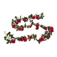 thumbnail image 1 of 82 Inch Fake Rose Vines, 24-Bloom Faux Flowers for Wedding Arch Basket, Hanging Plants, Artificial Garland, Dense Floral Arrangement Indoor Outdoor Decor, 1 of 1