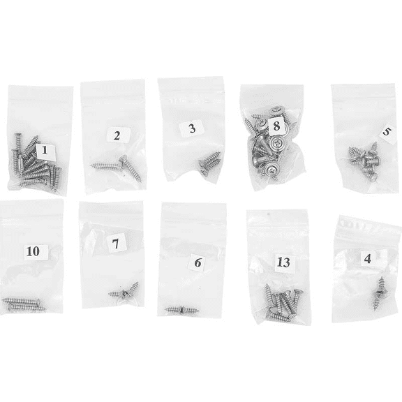 82 Piece Interior Screw Set For 1956 Chevy Bel Air 210 2 Door Hardtop Models