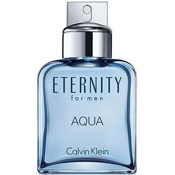 ($82 Value) Calvin Klein Eternity Aqua Eau De Toilette Spray, Cologne for Men, 3.4 Oz
