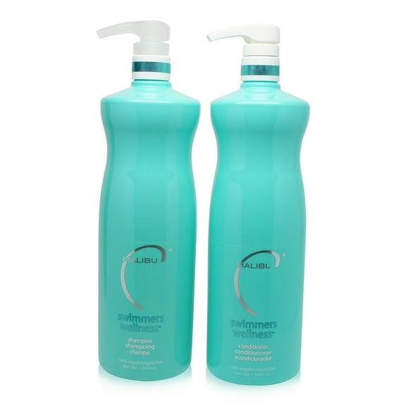 ($82 Value) Malibu Swimmers Wellness Shampoo and Conditioner Set, 33.8 oz each