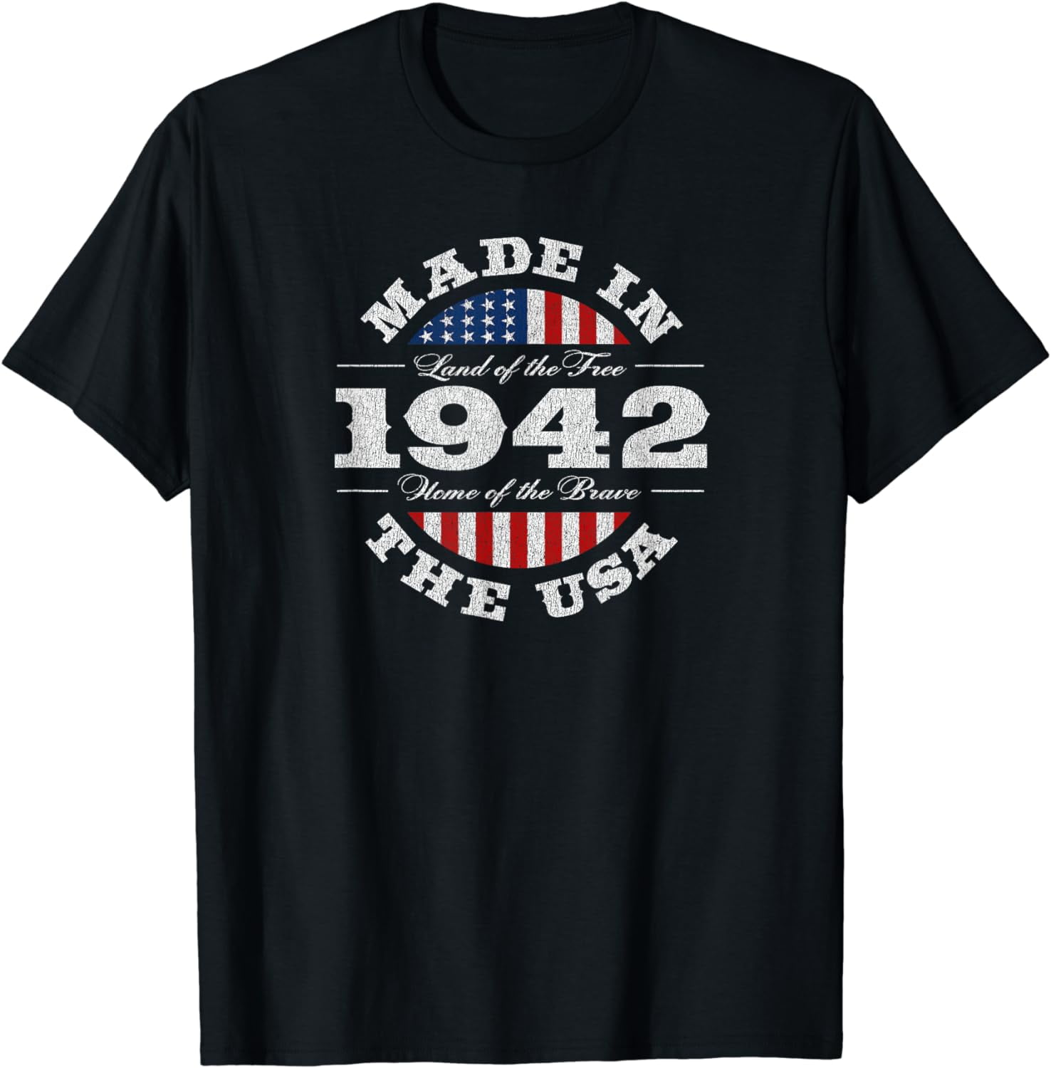 82 Year Old: USA 1942 Patriotic 82nd Birthday T-Shirt - Walmart.com