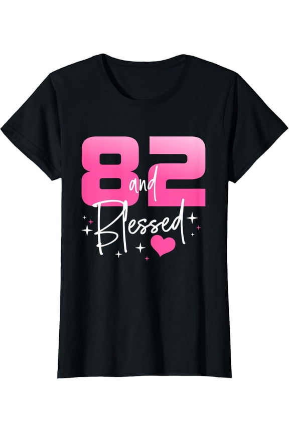 82 and Blessed Chapter 82 Year Old Gifts 82nd Birthday Gifts T-Shirt