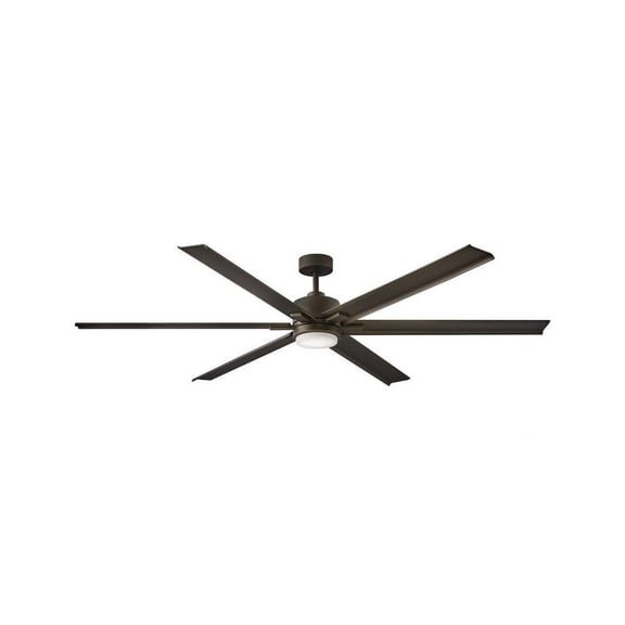 82 inch 6 Blade Ceiling Fan with Light Kit-Metallic Matte Bronze Finish Bailey Street Home 81-Bel-4466542