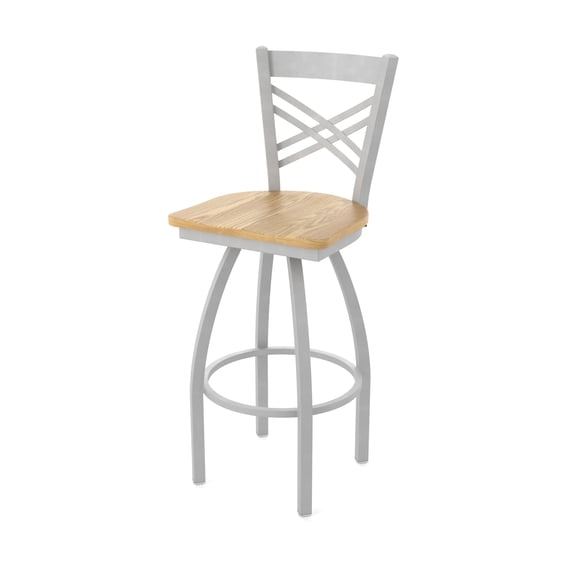 Holland Misha XL 25" Counter Stool - Black/Medium Maple Seat