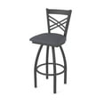 thumbnail image 1 of 820 Catalina 25" Swivel Counter Stool with Pewter Finish and Canter Storm Seat, 1 of 2