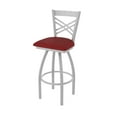 thumbnail image 1 of 820 Catalina 30" Swivel Bar Stool with Anodized Nickel Finish and Graph Ruby Seat, 1 of 2