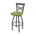 thumbnail image 1 of 820 Catalina 30" Swivel Bar Stool with Bronze Finish and Canter Kiwi Green Seat, 1 of 2