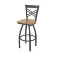 thumbnail image 1 of 820 Catalina 30" Swivel Bar Stool with Pewter Finish and Medium Maple Seat, 1 of 2