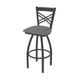 thumbnail image 1 of 820 Catalina 36" Swivel Bar Stool with Black Wrinkle Finish and Graph Coal Seat, 1 of 7