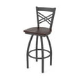 thumbnail image 1 of 820 Catalina 36" Swivel Bar Stool with Pewter Finish and Dark Cherry Maple Seat, 1 of 2