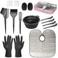 thumbnail image 1 of Livhil 16 Pieces Hair Dye Bowl and Brush Kit, Reusable Hair Dye Tools for Salon Home, DIY Hair Dye Kit with Gloves, 1 of 7
