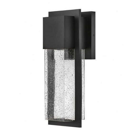 82014BK-LL Lark Alex - 6W 1 LED Medium Outdoor Wall Lantern In Modern Style-20 Inches Tall and 8 Inches Wide-Black Finish