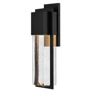 82015BK-LL Lark Alex - 7W 1 LED Large Outdoor Wall Lantern In Modern Style-25.5 Inches Tall and 8.5 Inches Wide-Black Finish