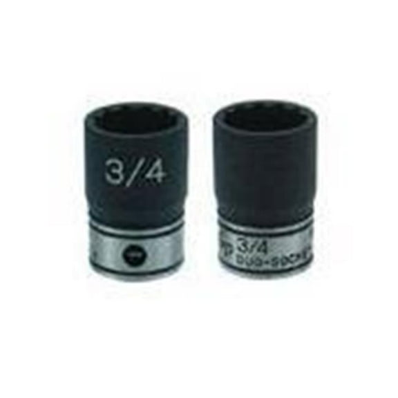 82024R .5 Inch Drive X .75 Inch 6 Point Standard Duo-Socket