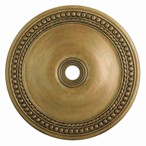 82078-48-Livex Lighting-Wingate - Ceiling Medallion in Style - 42 Inches wide by 2.5 Inches high-Antique Gold Leaf Finish