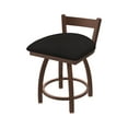 thumbnail image 1 of 821 Catalina 18" Low Back Swivel Vanity Stool with Bronze Finish and Canter Espresso Seat, 1 of 4