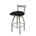 thumbnail image 1 of 821 Catalina 18" Low Back Swivel Vanity Stool with Pewter Finish and Natural Maple Seat, 1 of 4