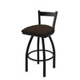 thumbnail image 1 of 821 Catalina 25" Low Back Swivel Counter Stool with Black Wrinkle Finish and Graph Chalice Seat, 1 of 4