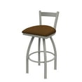 thumbnail image 1 of 821 Catalina 30" Low Back Swivel Bar Stool with Anodized Nickel Finish and Canter Thatch Seat, 1 of 4