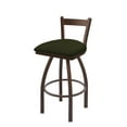 thumbnail image 1 of 821 Catalina 30" Low Back Swivel Bar Stool with Bronze Finish and Canter Pine Seat, 1 of 4