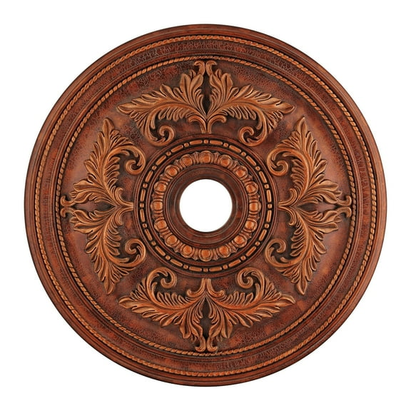 Livex Lighting Ceiling Medallion in Crackled Greek Bronze