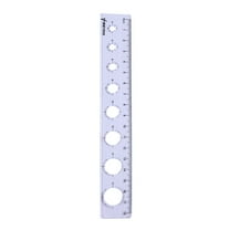 82131 18Cm Student Office Ruler Ruler, 1X Ruler Ruler, Clear
