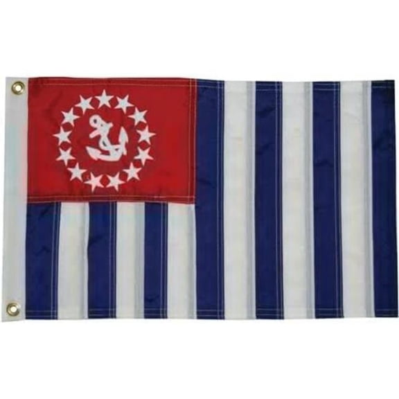 8218 12 x 18 in. US Power Squadron Ensign Flag