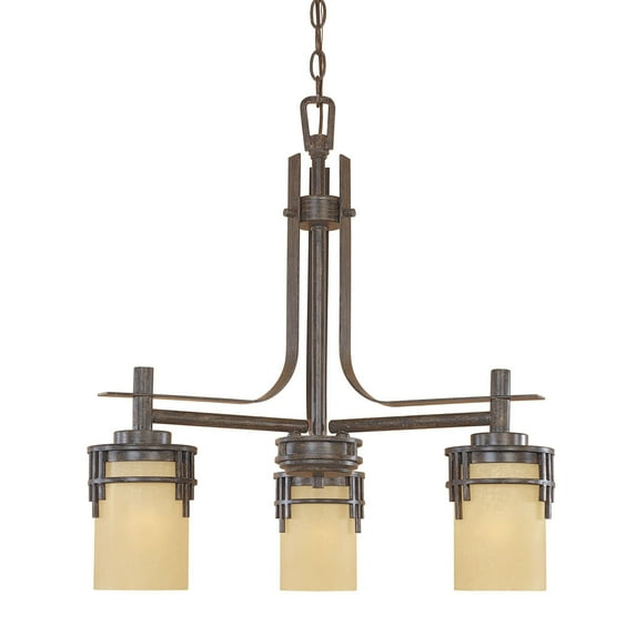 82183-WM Designers Fountain 3-Light Down Chandelier