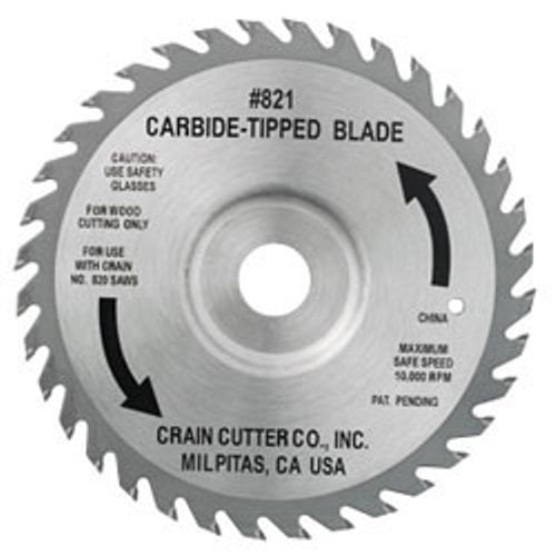 821C 6-1/2-Inch 40 Tooth Wood Saw Blade for 812,820 and 825 Super Saw By Crain Cutter Ship from US