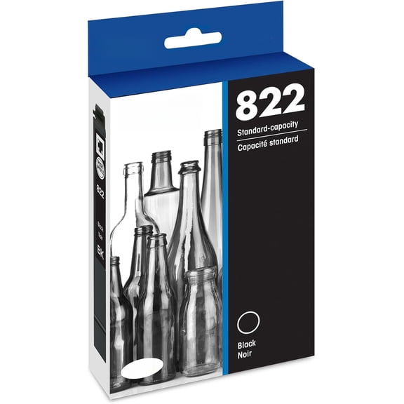 822 DURABrite Ultra Ink Standard Capacity Black Cartridge (T822120-S) Works with WorkForce Pro WF-3820,3823, 4820, 4830, 4833, 4834