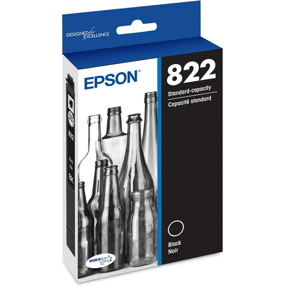822 DURABrite Ultra Ink Standard Capacity Black Cartridge (T822120-S) Works with WorkForce Pro WF-3820,3823, 4820, 4830, 4833, 4834