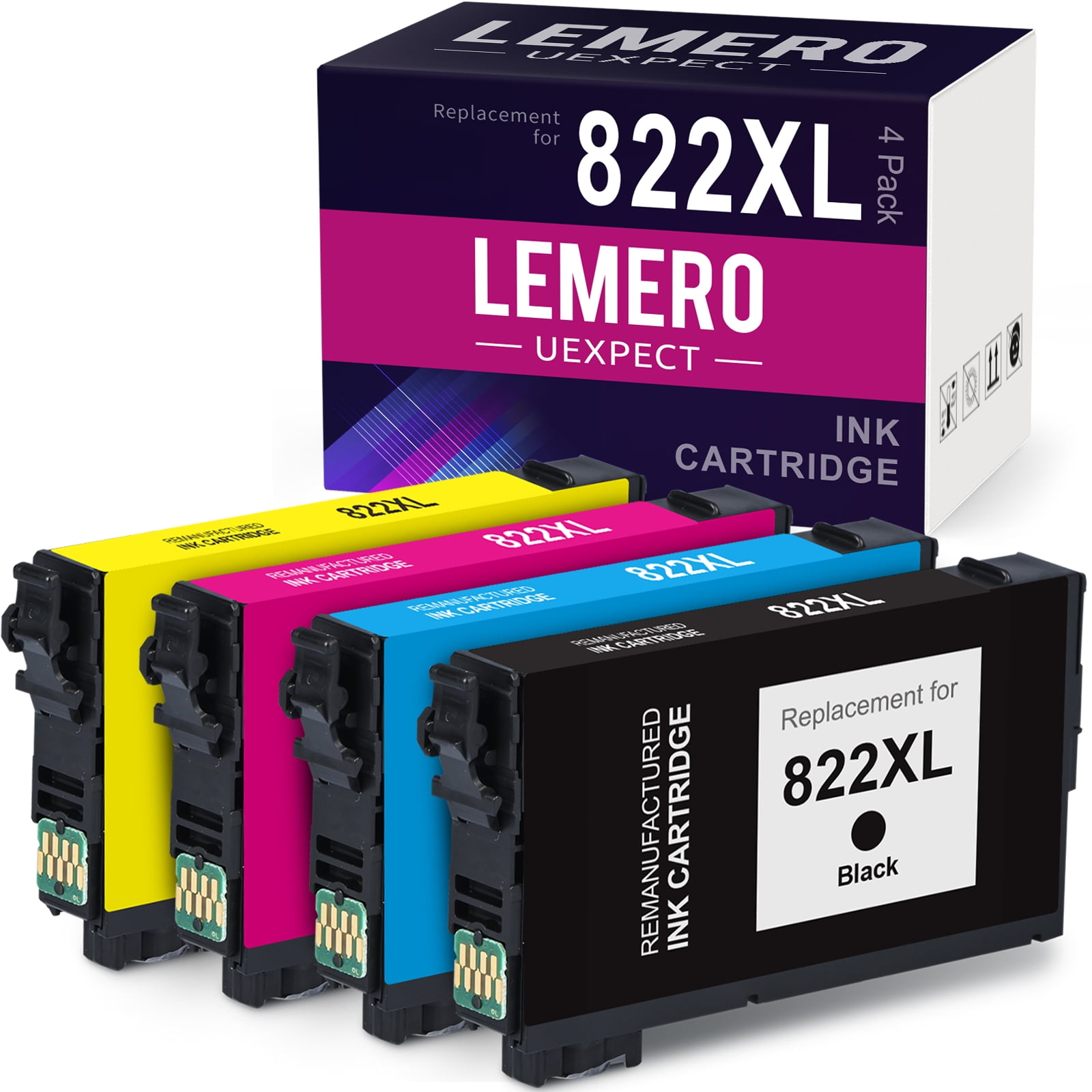 822 Ink Cartridge for Epson 822 XL 822XL T822XL Combo Pack for