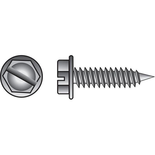 82229 8 x 0.75 in. Self Piercing Screws-Hex Head - Walmart.com