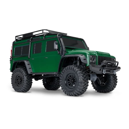 82256-4GREEN Traxxas 1/10 TRX-4 Defender 4WD RTR, Clipless Mounting - Green