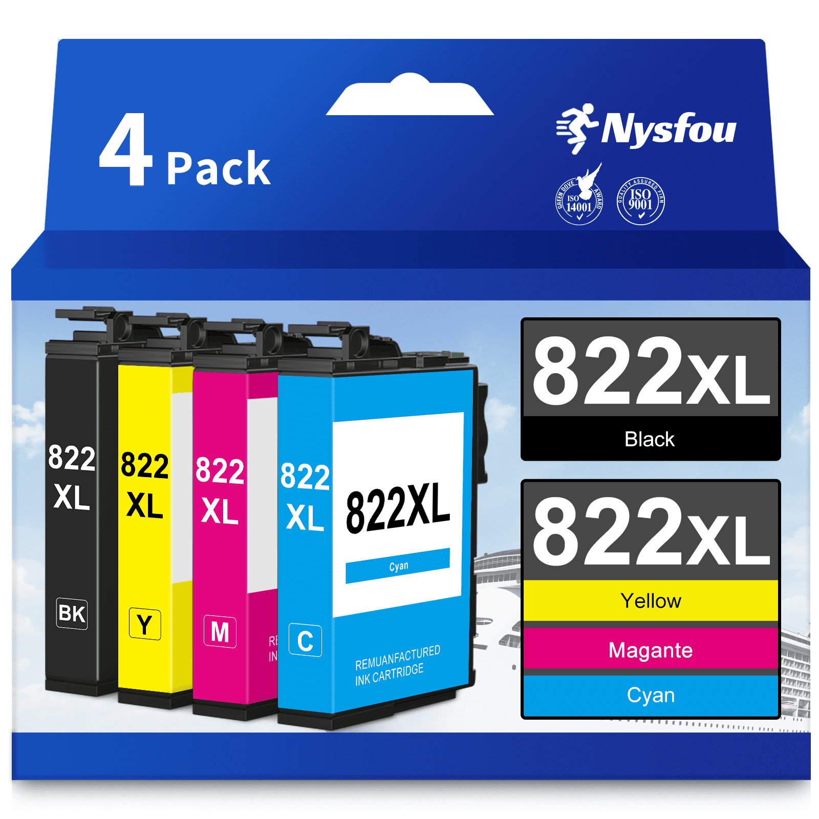822XL Ink Cartridges for Epson 822 Ink for Epson 822 XL Ink Cartridge