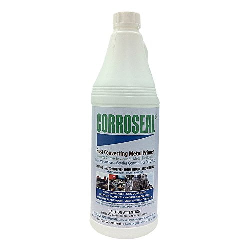 Corroseal Water-Based Rust Converter Metal Primer, Rust Converter - 1 Qt
