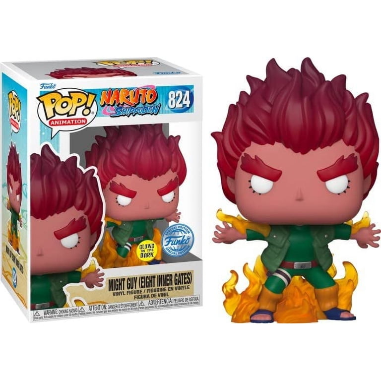 824 Might Guy (Eight Inner Gates) Glow Naruto Shippuden Funko POP