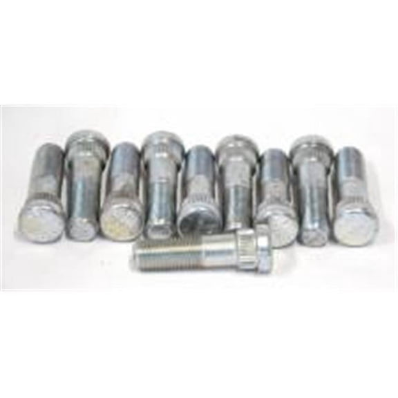8250 0.5-20 in. Thread 1.93 in. 0.62 Knurl Steel Wheel Stud, Pack of 10