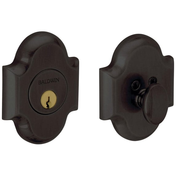 8252.102 Arched 1-Cyl Deadbolt - Oil-Rubbed Bronze