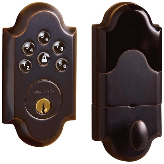 8252.112.AC1 Boulder Electronic Deadbolt - Venetian Bronze