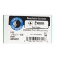 thumbnail image 1 of 825992 0.25-20 x 1.25 in. Phillips Head Stainless Steel Machine Screw, 1 of 1