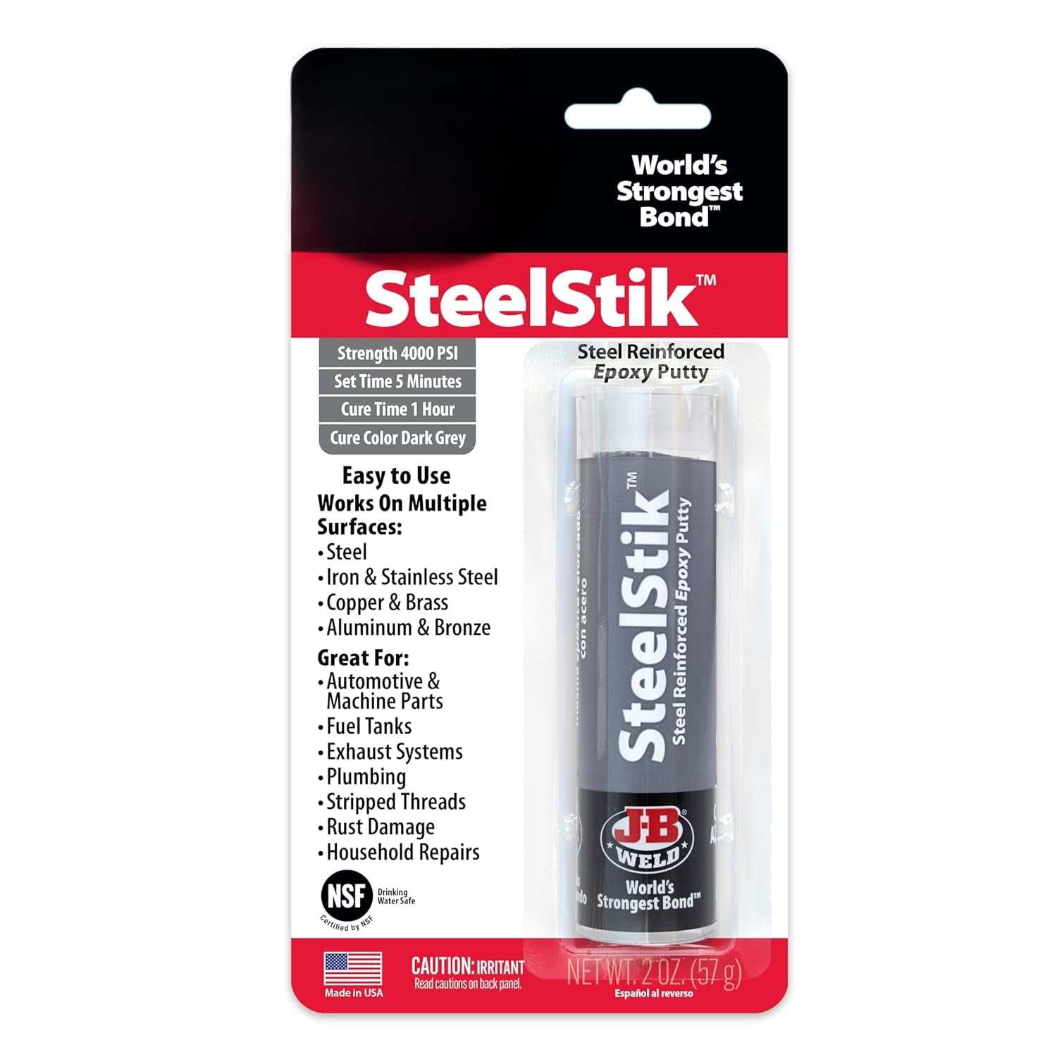 J-b Weld 8272 Marineweld Marine Epoxy - 2 Oz (pack Of 6 Oz J-B